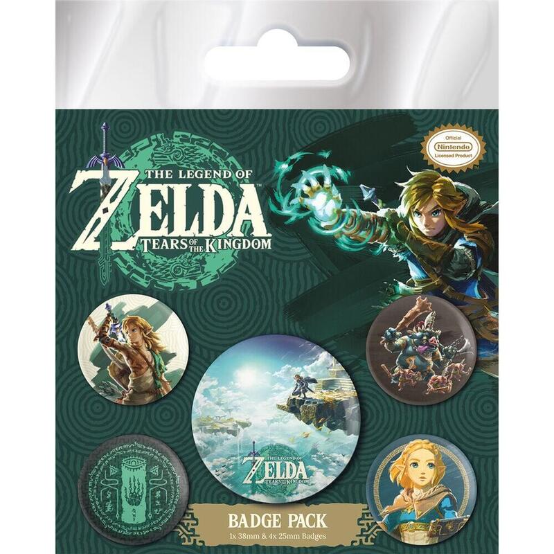 Pack De 10 Unidades - Set 5 Chapas The Legend Of Zelda