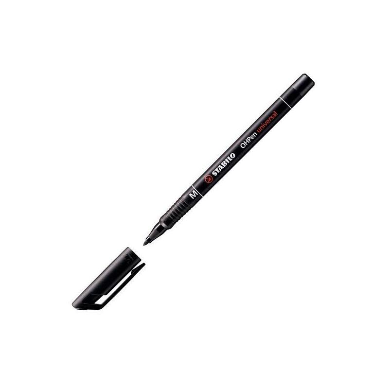 Pack De 10 Unidades Stabilo Marcador Permanente Ohpen Universal M Punta Media 1,00mm
