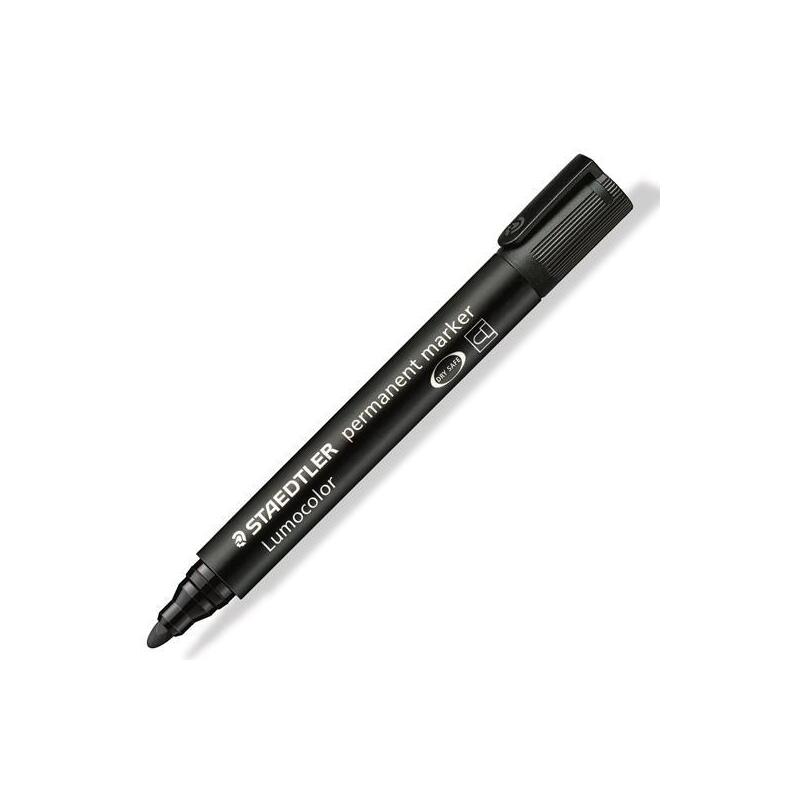 Pack De 10 Unidades Staedtler Marcador Permanente Lumocolor 352-9 Negro