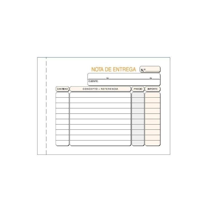 Pack De 10 Unidades Talonario Entregas Octavo Apaisado Duplicado Autocopia Catalan