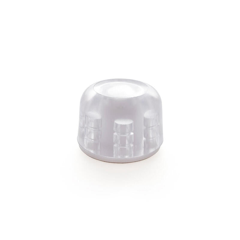 Pack De 10 Unidades - Tope De Puerta Adhesivo Top Transparente Fabricado En Plástico. Rei