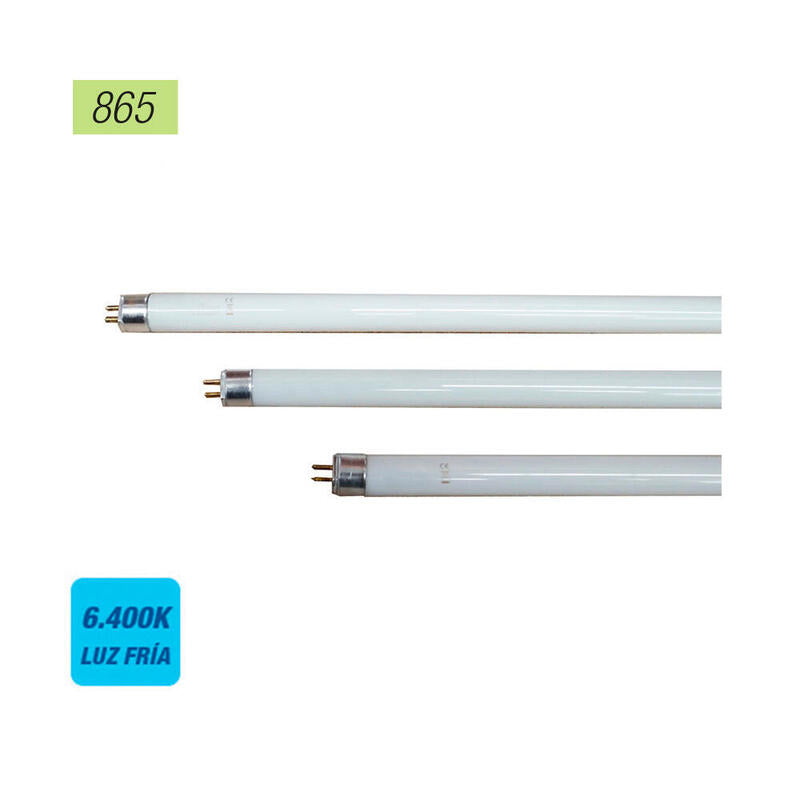 Pack De 10 Unidades - Tubo Fluorescente 13w 6400k Modelo: T5 Luz Fria