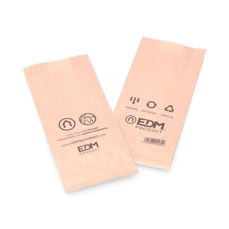 Pack De 100 Unidades - Bolsa De Papel 09 X 21 Cm