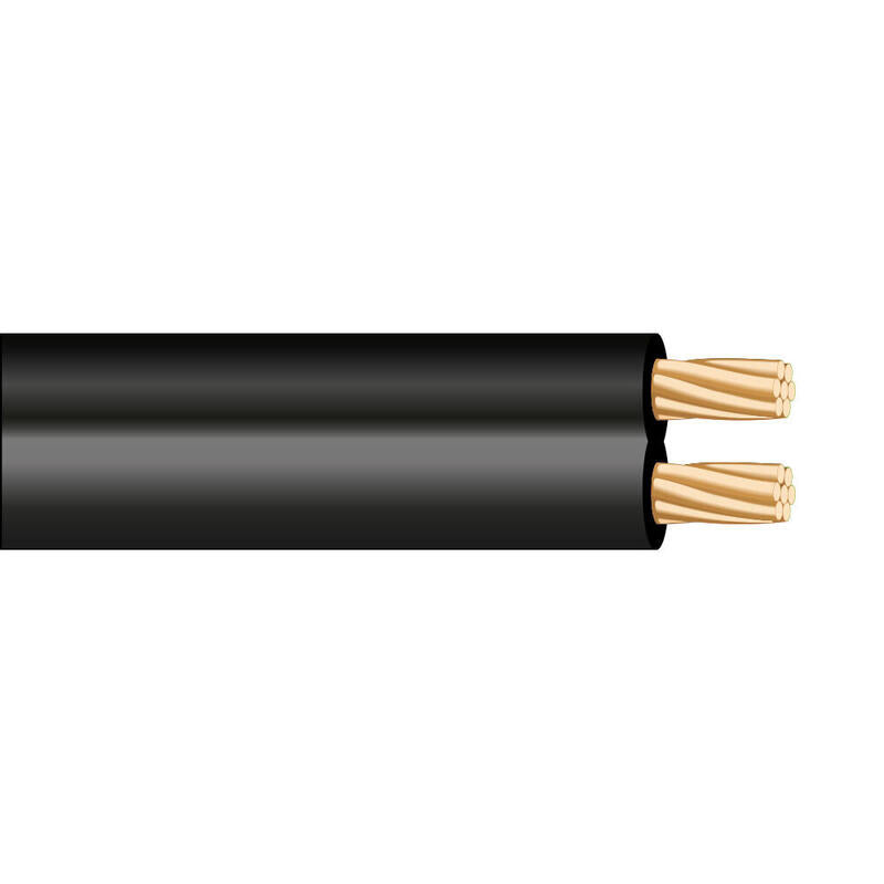 Pack De 100 Unidades - Paralelo 2x0,75mm Negro "Audio" Euro/Mts (Bobina Pequeña Ø180x60mm)