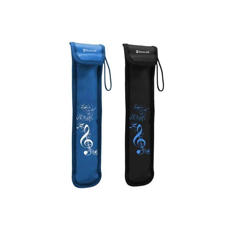 Pack De 12 Unidades Bismark Funda Para Flauta Música Con Asa Colores Surtidos