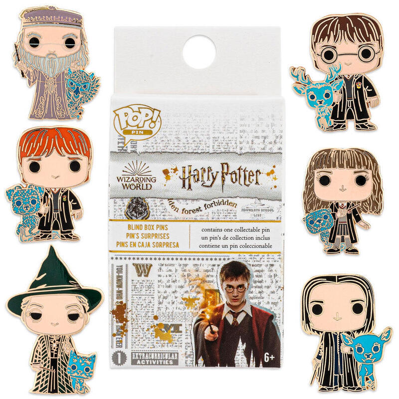 Pack De 12 Unidades - Blind Box Enamel Pin Harry Potter Surtido