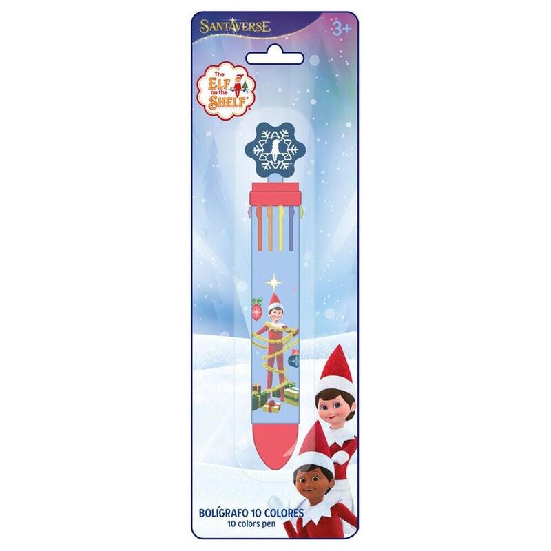 Pack De 12 Unidades - Boligrafo 10 Colores Elf On The Shelf