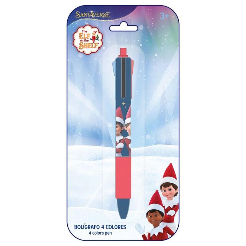 Pack De 12 Unidades - Boligrafo 4 Colores Elf On The Shelf