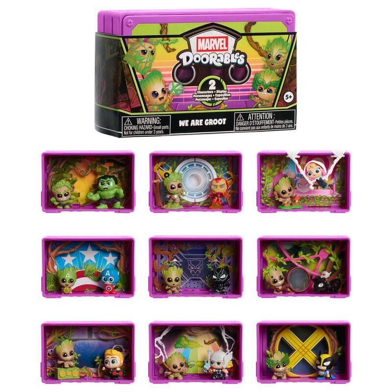 Pack De 12 Unidades - Capsula Sorpresa We Are Groot Marvel Doorables Surtido