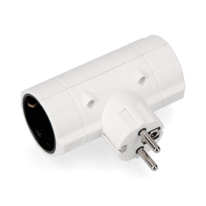 Pack De 12 Unidades - Clavija Doble Economica T/Tl 16a 250v 4,8mm (Retractilada) Edm