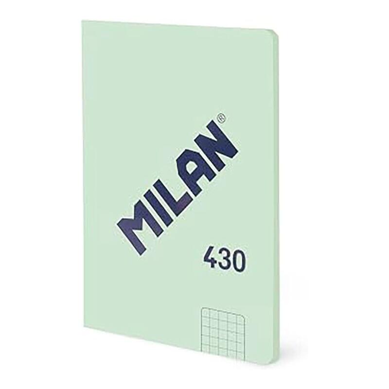 Pack De 12 Unidades - Cuaderno A6, Encolado, 48 Hojas Cuadriculadas, Verde, Colección 430 Since 1918, 11 X 15 X 0,6 Cm