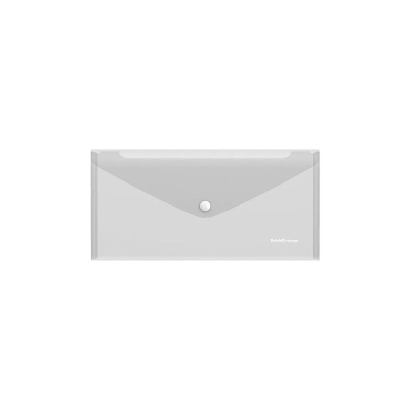 Pack De 12 Unidades Erichkrause Sobres Fizzy Classic - Sobre De Viaje Transparente - Color Transparente