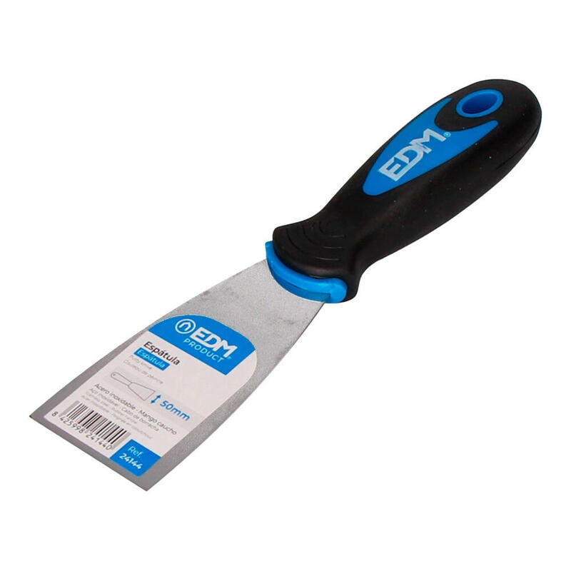 Pack De 12 Unidades - Espatula Profesional Mango Caucho 50mm Edm