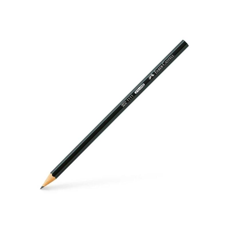 Pack De 12 Unidades Faber-Castell Castell 1111 Lapiz De Grafito Hb - Mina Resistente A La Rotura - Cuerpo Con Acabado