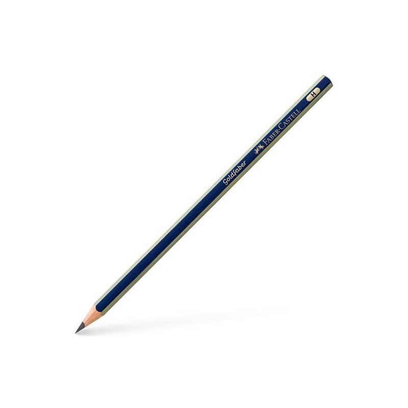 Pack De 12 Unidades Faber Castell Lápiz De Grafito 1221 Goldfaber H