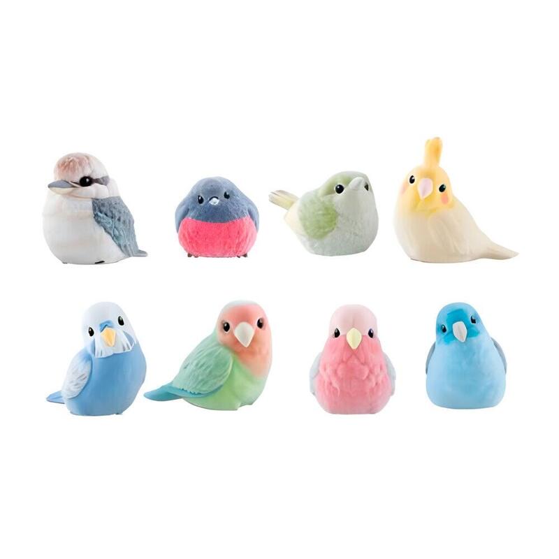 Pack De 12 Unidades - Figura Birds Mofu Mofu Tenori Friends 4cm Surtido