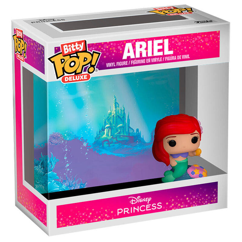 Pack De 12 Unidades - Figura Bitty Pop Deluxe Disney Princess Ariel