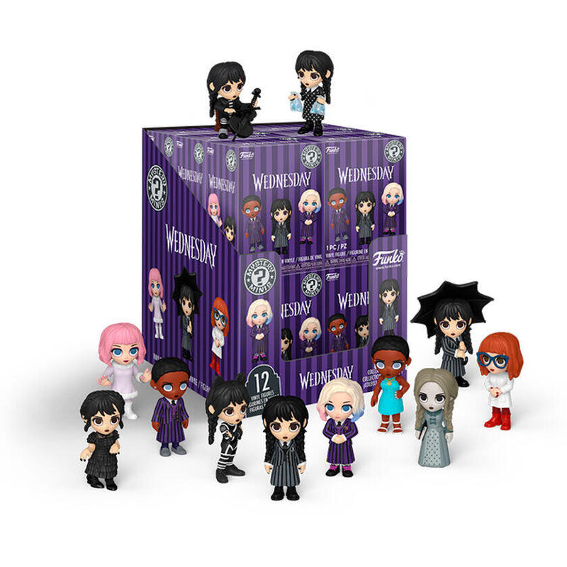Pack De 12 Unidades - Figura Mystery Mini Wednesday Surtido