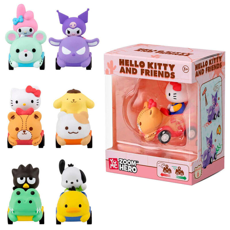 Pack De 12 Unidades - Figura Series 1 Zoom Hero Hello Kitty And Friends Surtido