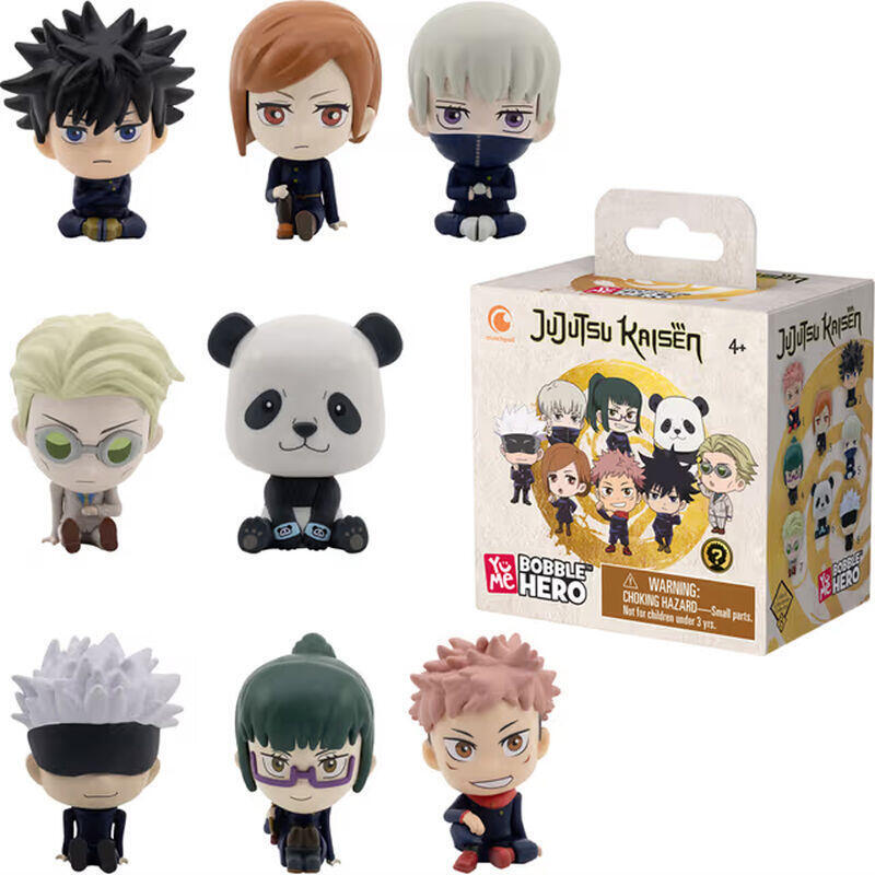 Pack De 12 Unidades - Figura Sorpresa Bobble Head Jujutsu Kaisen 6cm Surtido