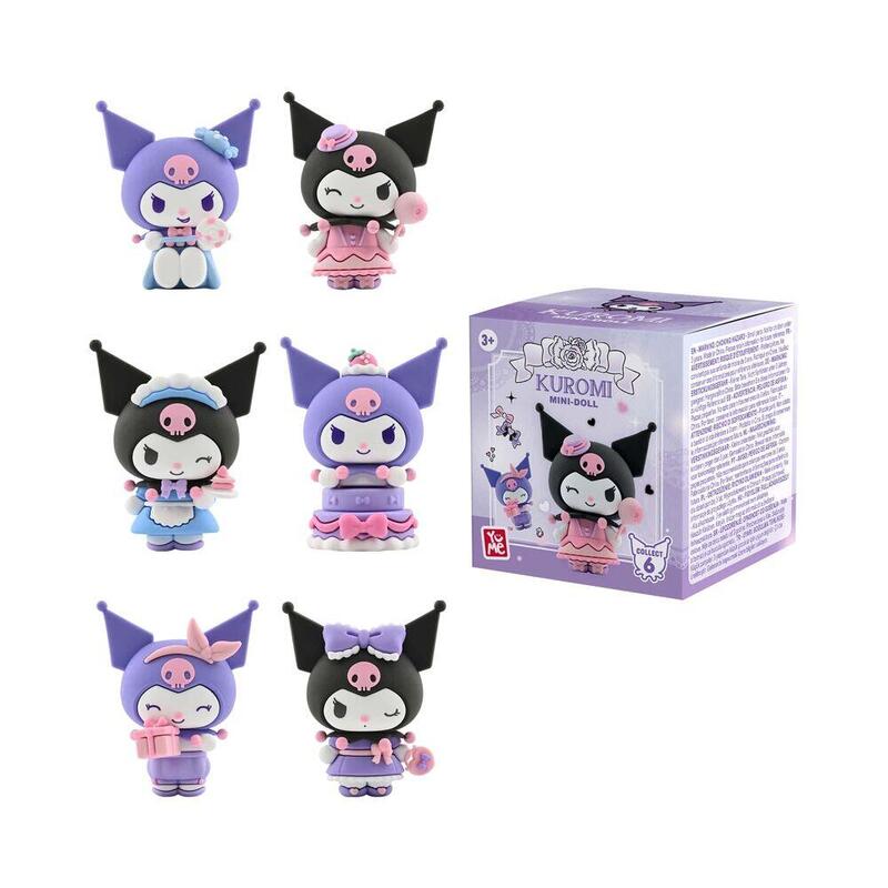Pack De 12 Unidades - Figura Sorpresa Kuromi Birthday Party Hello Kitty 5cm Surtido