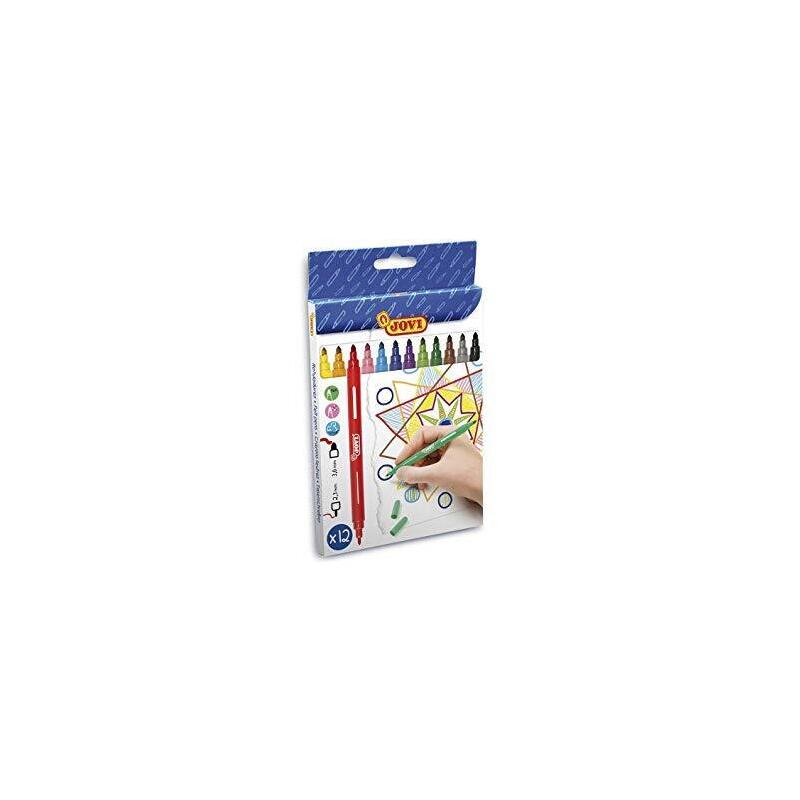 Pack De 12 Unidades Jovi Rotuladores Doble Punta 175mm Estuche De 12 C/Surtidos