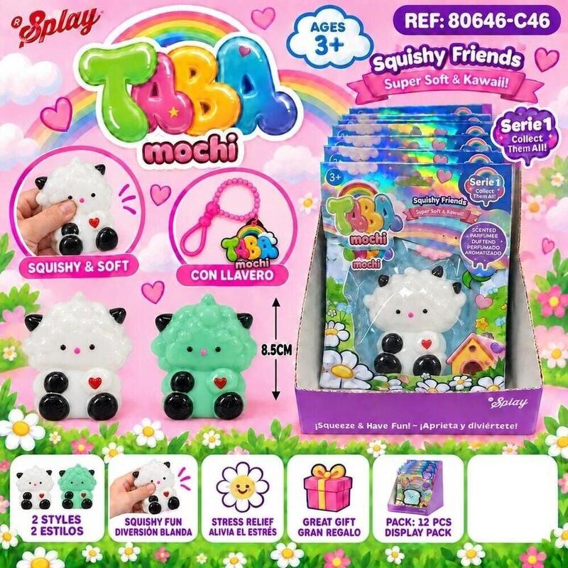 Pack De 12 Unidades - Juguete Antiestres Squishy Oveja 8,5cm Surtido