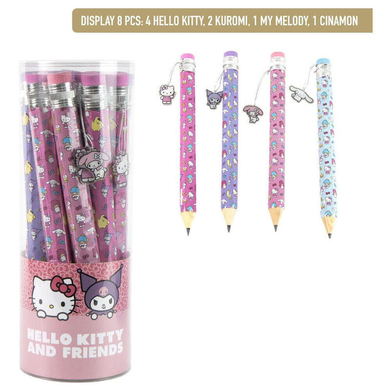 Pack De 12 Unidades - Lapiz Grande Hello Kitty Surtido
