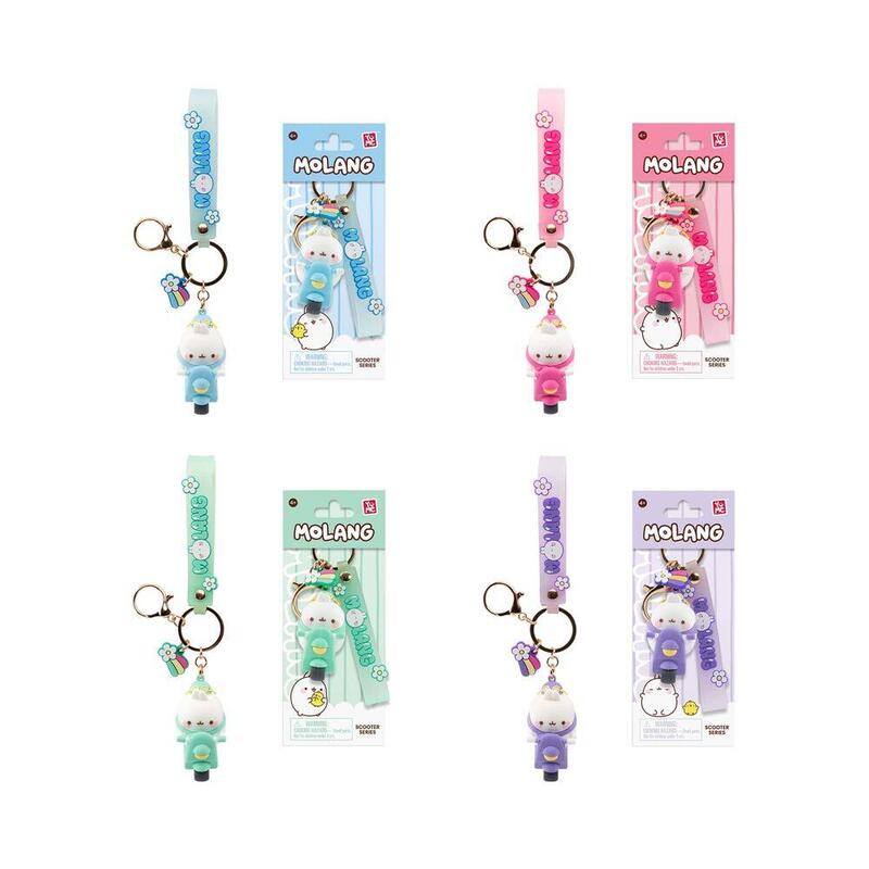 Pack De 12 Unidades - Llavero Figura Scooter Molang 6cm Surtido