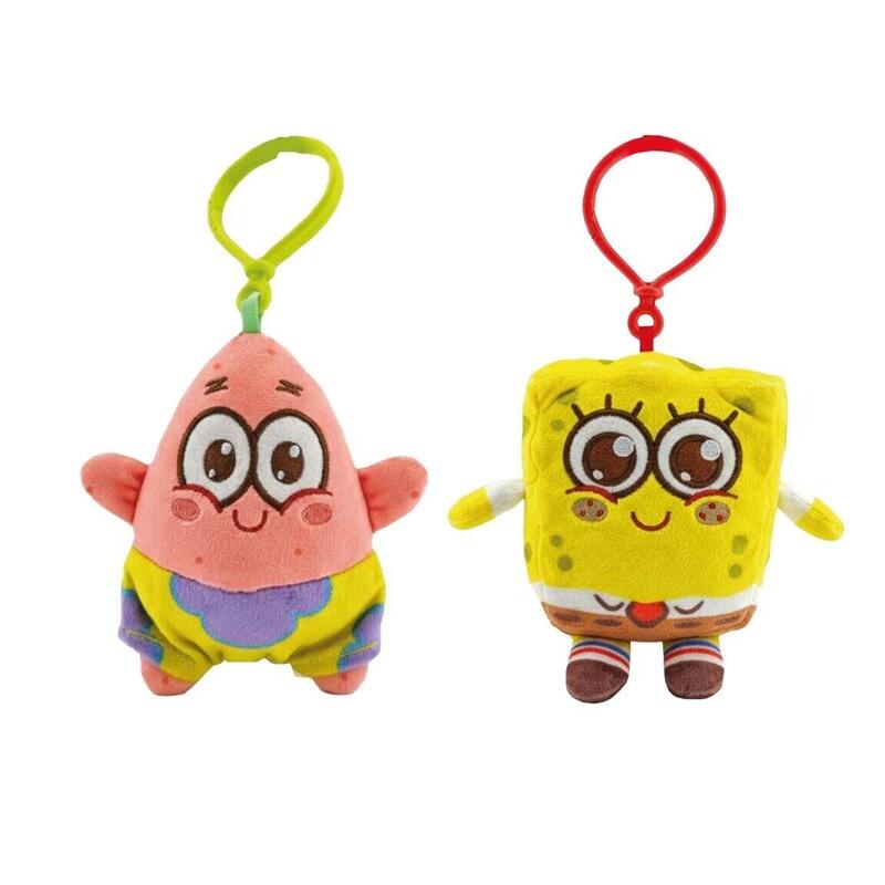 Pack De 12 Unidades - Llavero Peluche Bob Esponja Surtido