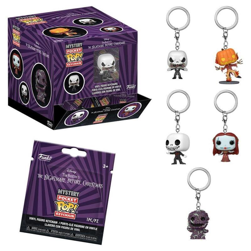 Pack De 12 Unidades - Llavero Pocket Pop Mystery Disney The Nightmare Before Christmas Surtido