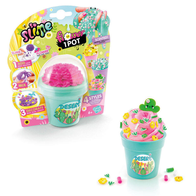 Pack De 12 Unidades - Maceta Aromatica Flor Slime Flower Surtido