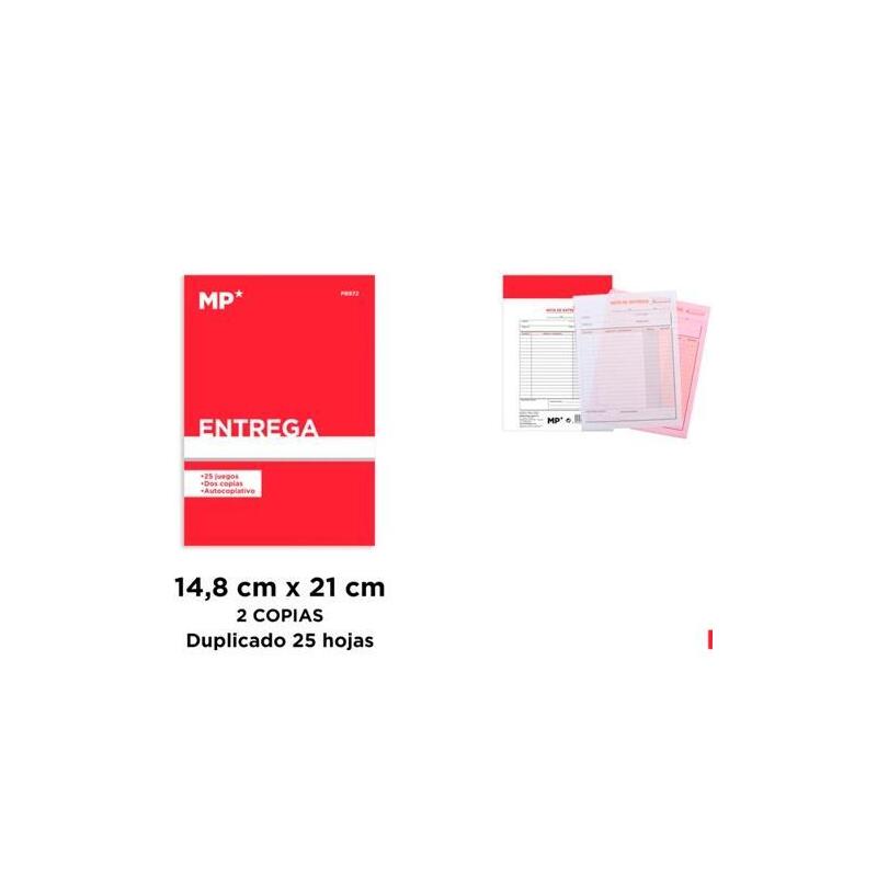 Pack De 12 Unidades Mp Entregas Cuarto Natural Duplicado Autocopia