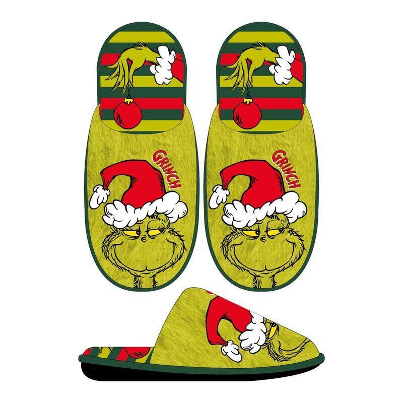 Pack De 12 Unidades - Pantuflas Grinch Adulto