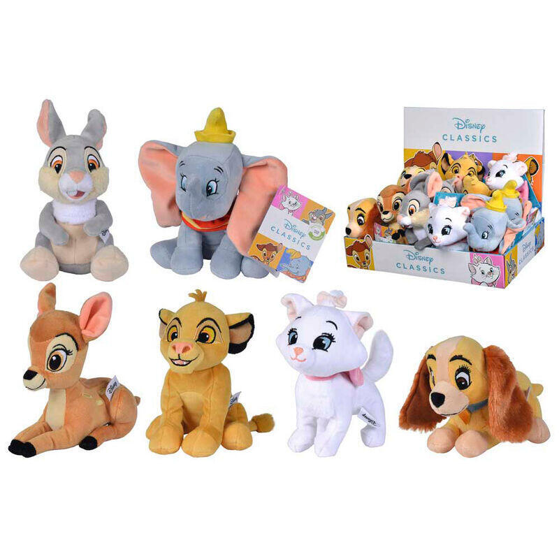 Pack De 12 Unidades - Peluche Disney 17cm Surtido