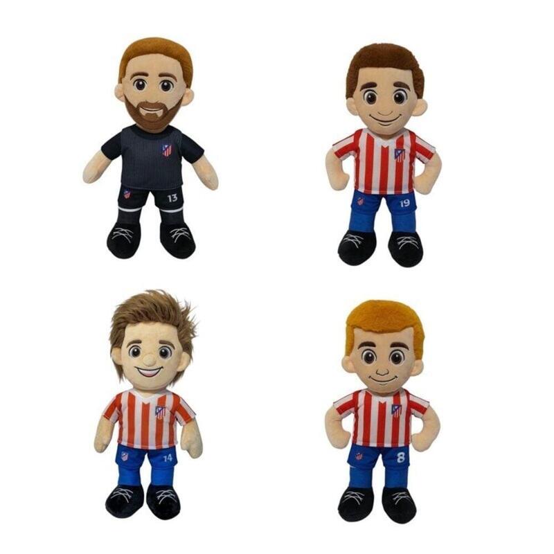 Pack De 12 Unidades - Peluche Jugador Atletico De Madrid 36cm Surtido