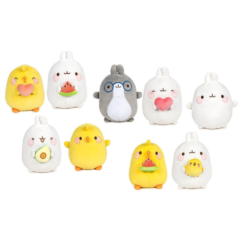 Pack De 12 Unidades - Peluche Molang 23cm Surtido