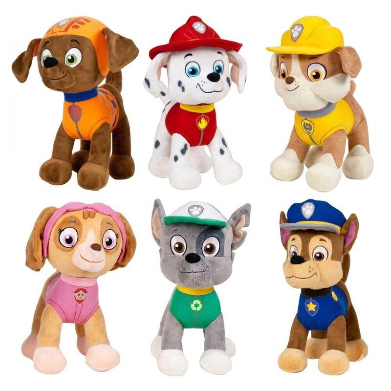 Pack De 12 Unidades - Peluche Patrulla Canina Paw Patrol 27cm Surtido