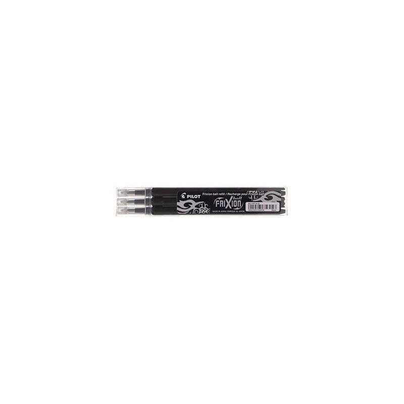 Pack De 12 Unidades Pilot Recambio Bolígrafo Frixion 0.7 Negro Pack 3 Ud