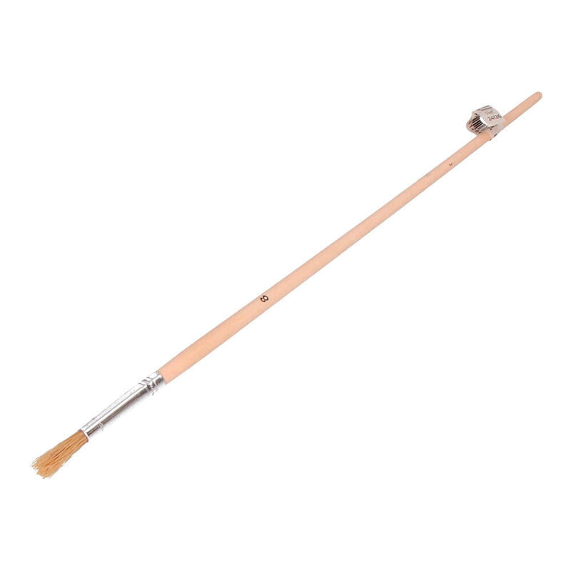 Pack De 12 Unidades - Pincel Cabo Lata Redondo N°8 4,5mm Edm