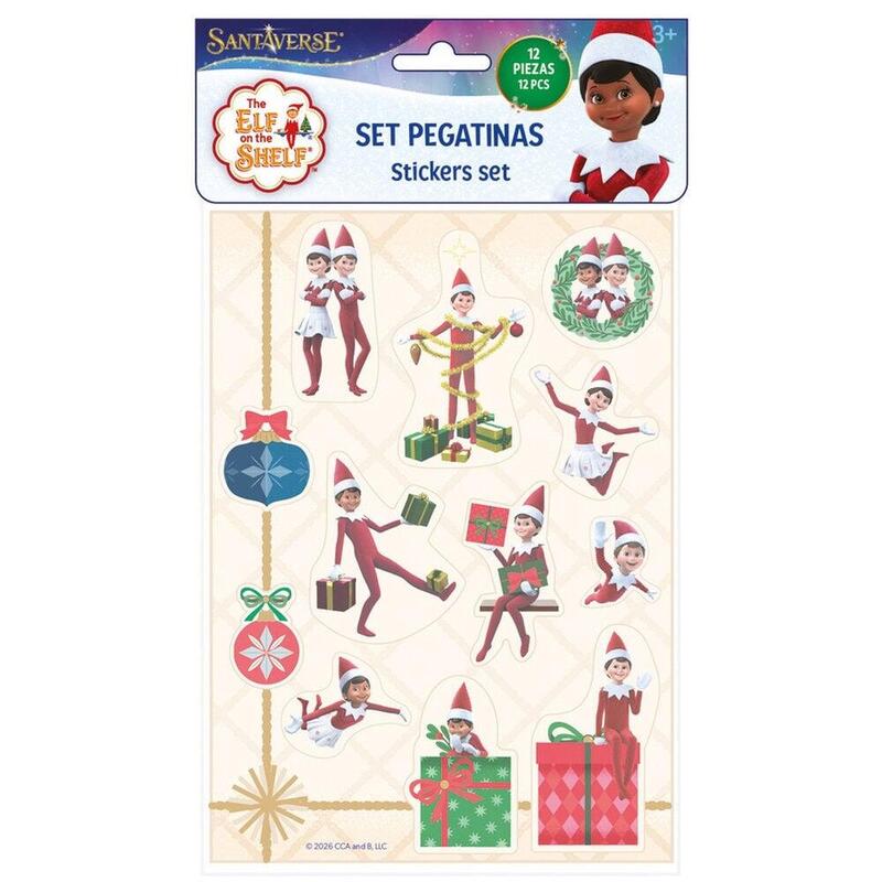 Pack De 12 Unidades - Set Pegatinas Elf On The Shelf