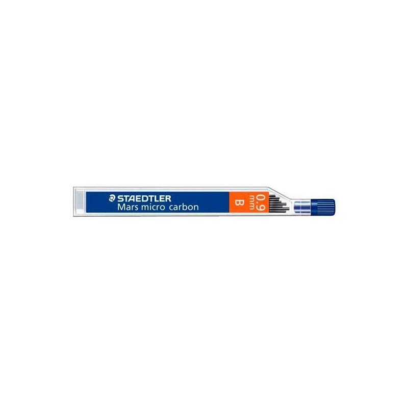 Pack De 12 Unidades Staedtler Estuche De 12 Minas Mars Micro Carbón 0,9mm Dureza B
