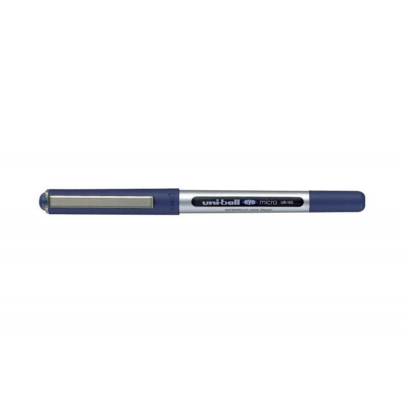 Pack De 12 Unidades Uni-Ball Eye Micro Ub-150 Boligrafo De Tinta Liquida - Punta De Bola 0.5mm - Tinta Resistente Al