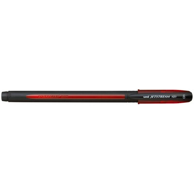 Pack De 12 Unidades Uni-Ball Jetstream Sx-101-10 Boligrafo De Tinta - Punta De Bola 1mm - Secado Instantaneo - Ideal