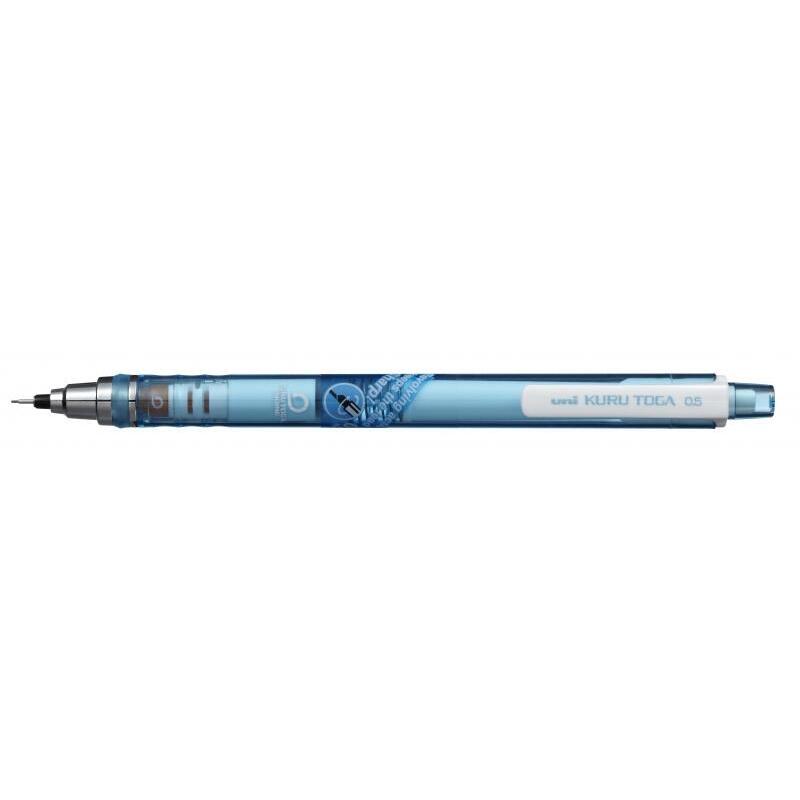 Pack De 12 Unidades Uni-Ball Kuru Toga M5-450t Portaminas - Ancho De Trazo 0.5mm - Sistema De Mina Giratoria - Goma De