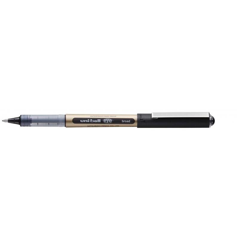 Pack De 12 Unidades Uni-Ball Ub-150-10 Eye Broad Boligrafo De Tinta Liquida - Punta De Bola 1mm - Tinta Resistente Al
