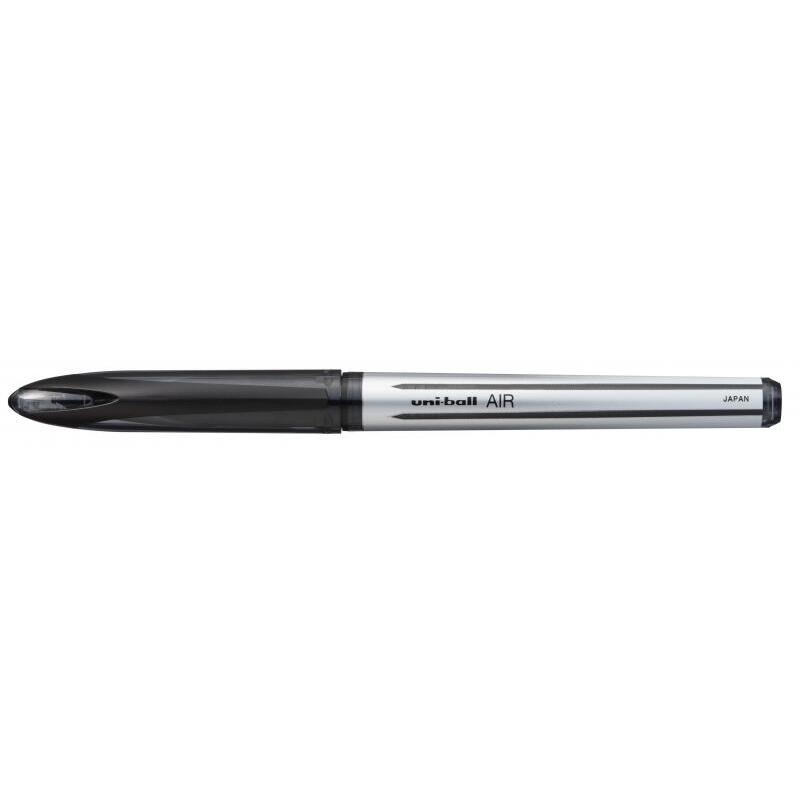 Pack De 12 Unidades Uni-Ball Uba-188-L Rollerball - Punta De Acetato Plastico 0.7mm - Tinta Pigmentada Resistente Al