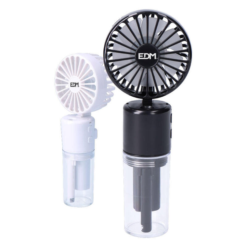 Pack De 12 Unidades - Ventilador Nebulizador Recargable, 4 Velocidades, 6,2 X 16,4 Cm. Colores Surtidos