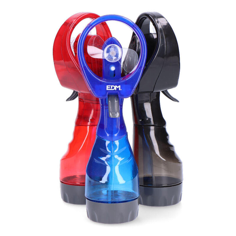Pack De 12 Unidades - Ventilador Pulverizador De Agua 2xaa (No Incluidas) Edm Colores / Modelos Surtidos