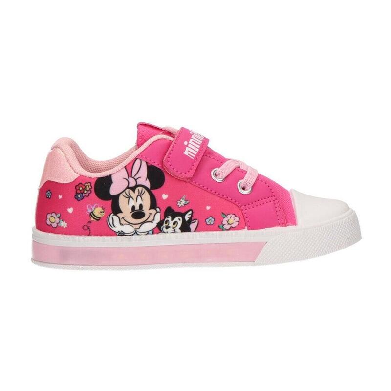 Pack De 12 Unidades - Zapatillas Loneta Minnie Disney Luces